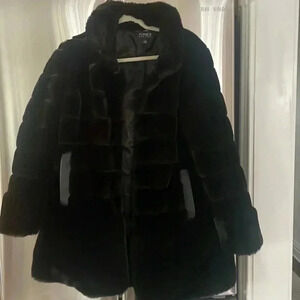 Jones NY faux fur coat